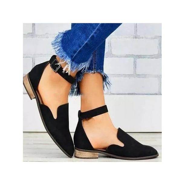 Details about New Women's Pointy Toe Block Heels Solid Office Work Ankle Strap Shoes Sandals B Details about New Women's Pointy Toe Block Heels Solid Office Work Ankle Strap Shoes Sandals B